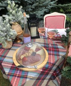 Arthur Court Oak Leaf 3 Piece Picnic Cheese Board / Spreader