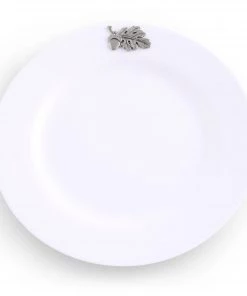 Arthur Court Forest Oak Leaf Melamine Lunch Plates - Set Of 4