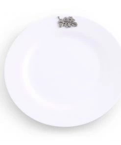Arthur Court Oak Leaf Melamine Lunch Plates - Set Of 4