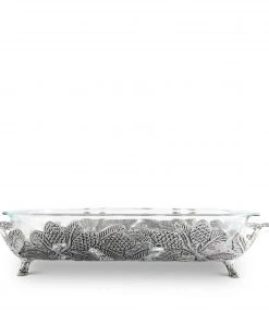 Arthur Court Pine Cone Forest Casserole 3 Quart Holder