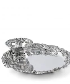 Arthur Court Pine Cone Forest Chip And Dip Tray