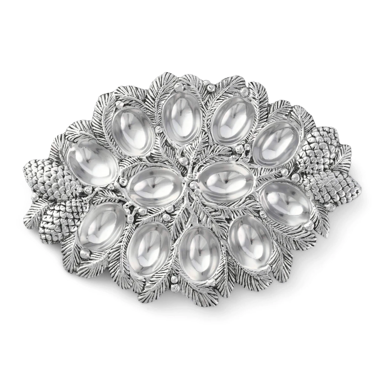 Arthur Court Pine Cone Forest Deviled Egg Server