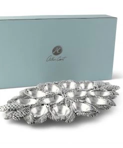 Arthur Court Pine Cone Forest Deviled Egg Server