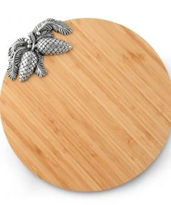 Arthur Court Pine Cone Forest Wood Cheese Board