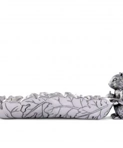 Arthur Court Squirrel Cracker Tray Forest