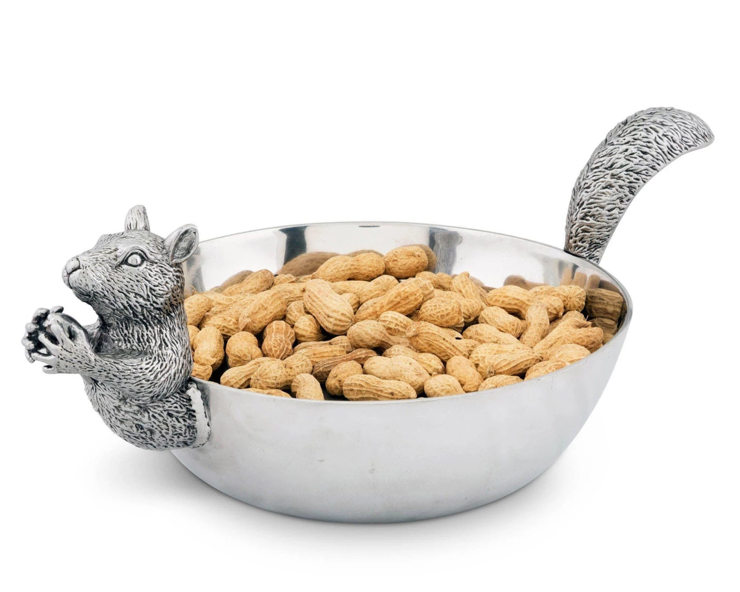 Arthur Court Squirrel Nut Bowl Head / Tail Forest