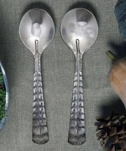 Arthur Court Feather Salad Servers Game Birds