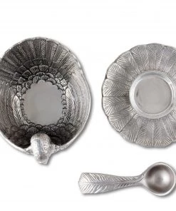 Arthur Court Turkey 3-Piece Condiment Set