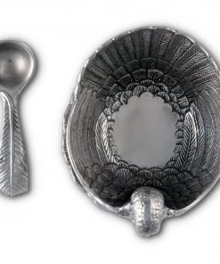 Arthur Court Turkey 3-Piece Condiment Set