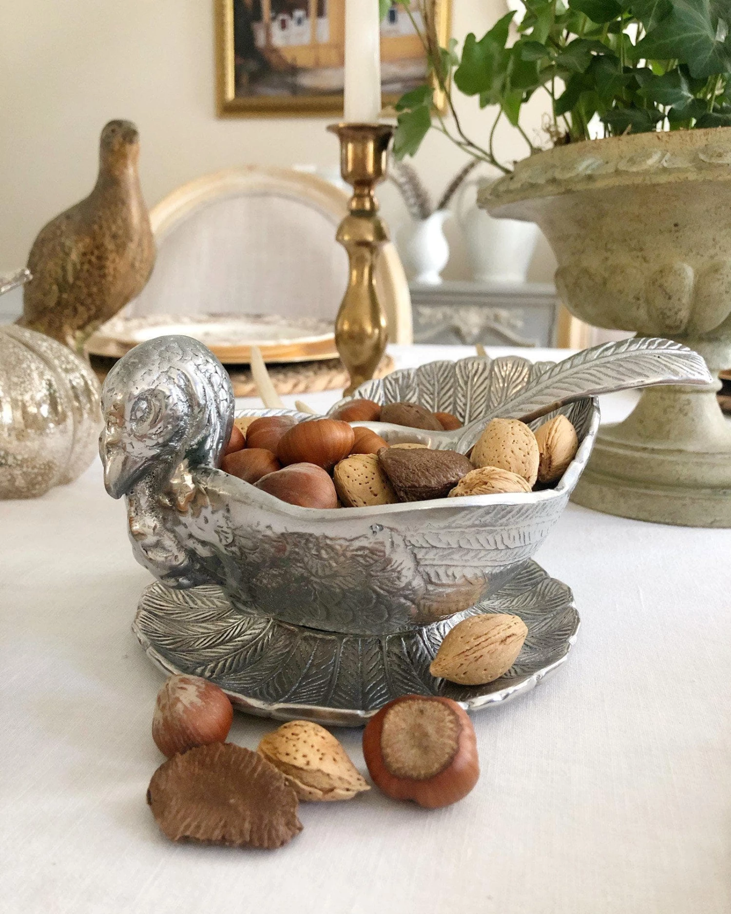 Arthur Court Turkey 3-Piece Condiment Set