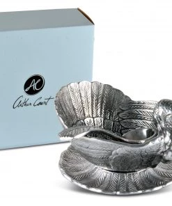 Arthur Court Turkey 3-Piece Condiment Set