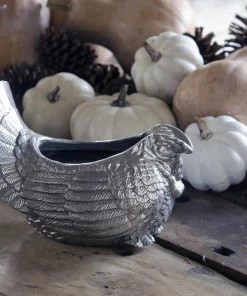 Arthur Court Game Birds Turkey Gravy Boat