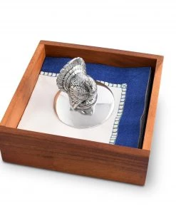 Arthur Court Turkey Napkin Weight