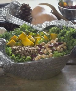Arthur Court Turkey Salad Serving Bowl Game Birds