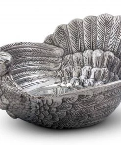 Arthur Court Turkey Salad Serving Bowl Game Birds
