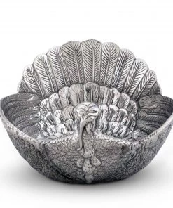 Arthur Court Turkey Salad Serving Bowl Game Birds