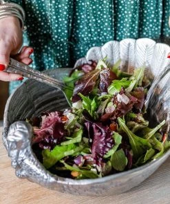 Arthur Court Turkey Salad Serving Bowl Game Birds