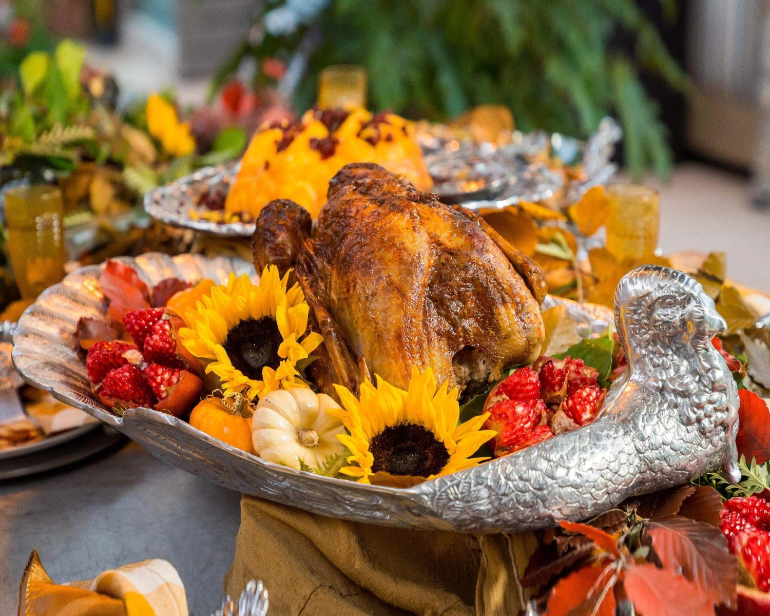 Arthur Court Game Birds Turkey Tray Large