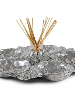 Arthur Court Chip & Dip Sets Artichoke 5 Section Snack Tray