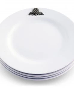 Arthur Court Artichoke Melamine Lunch Plates - Set Of 4
