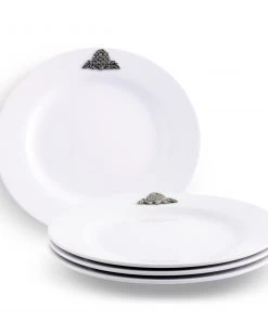 Arthur Court Artichoke Melamine Lunch Plates - Set Of 4