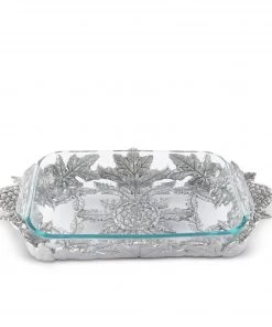 Arthur Court Casserole Servers Artichoke Pyrex Holder 3qt