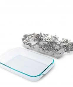 Arthur Court Casserole Servers Artichoke Pyrex Holder 3qt