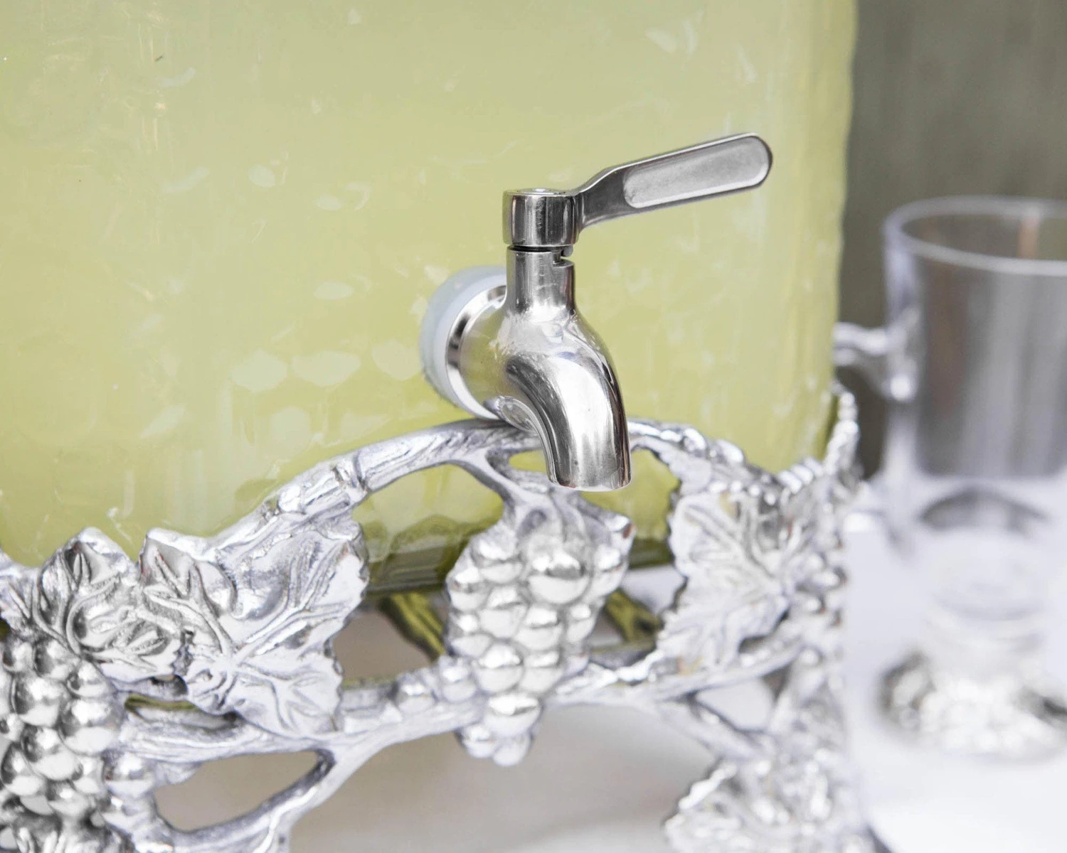 Arthur Court Elevated Grape Beverage Server Beverage Servers