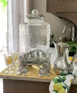 Arthur Court Elevated Grape Beverage Server Beverage Servers