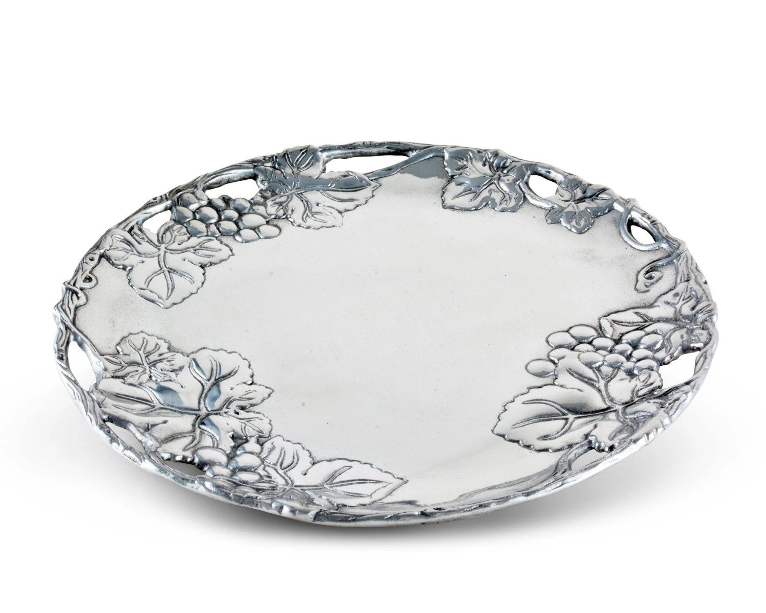 Arthur Court Grape 12 Round Plate Trays