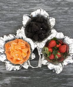 Arthur Court Serving Bowls Grape 3-Bowl Bowl