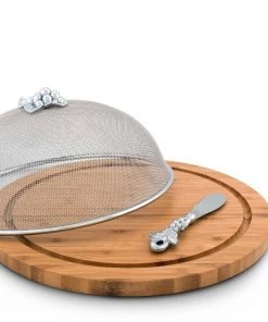 Arthur Court Cheese Boards & Cheese Sets Grape 3 Piece Picnic Cheese Board / Spreader