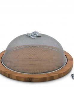 Arthur Court Cheese Boards & Cheese Sets Grape 3 Piece Picnic Cheese Board / Spreader