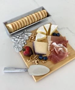 Arthur Court Grape Bamboo Cheese Set Cheese Boards & Cheese Sets