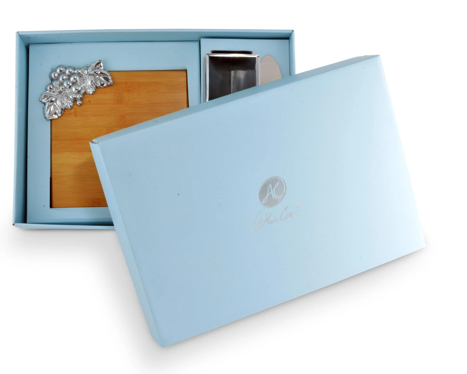 Arthur Court Grape Bamboo Cheese Set Cheese Boards & Cheese Sets