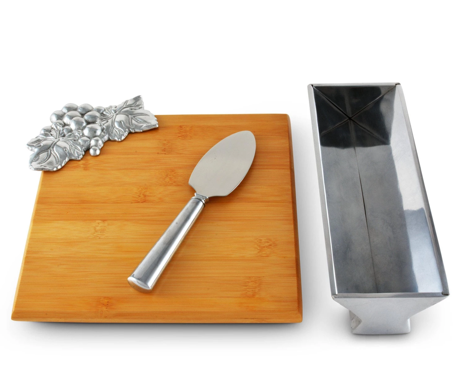 Arthur Court Grape Bamboo Cheese Set Cheese Boards & Cheese Sets