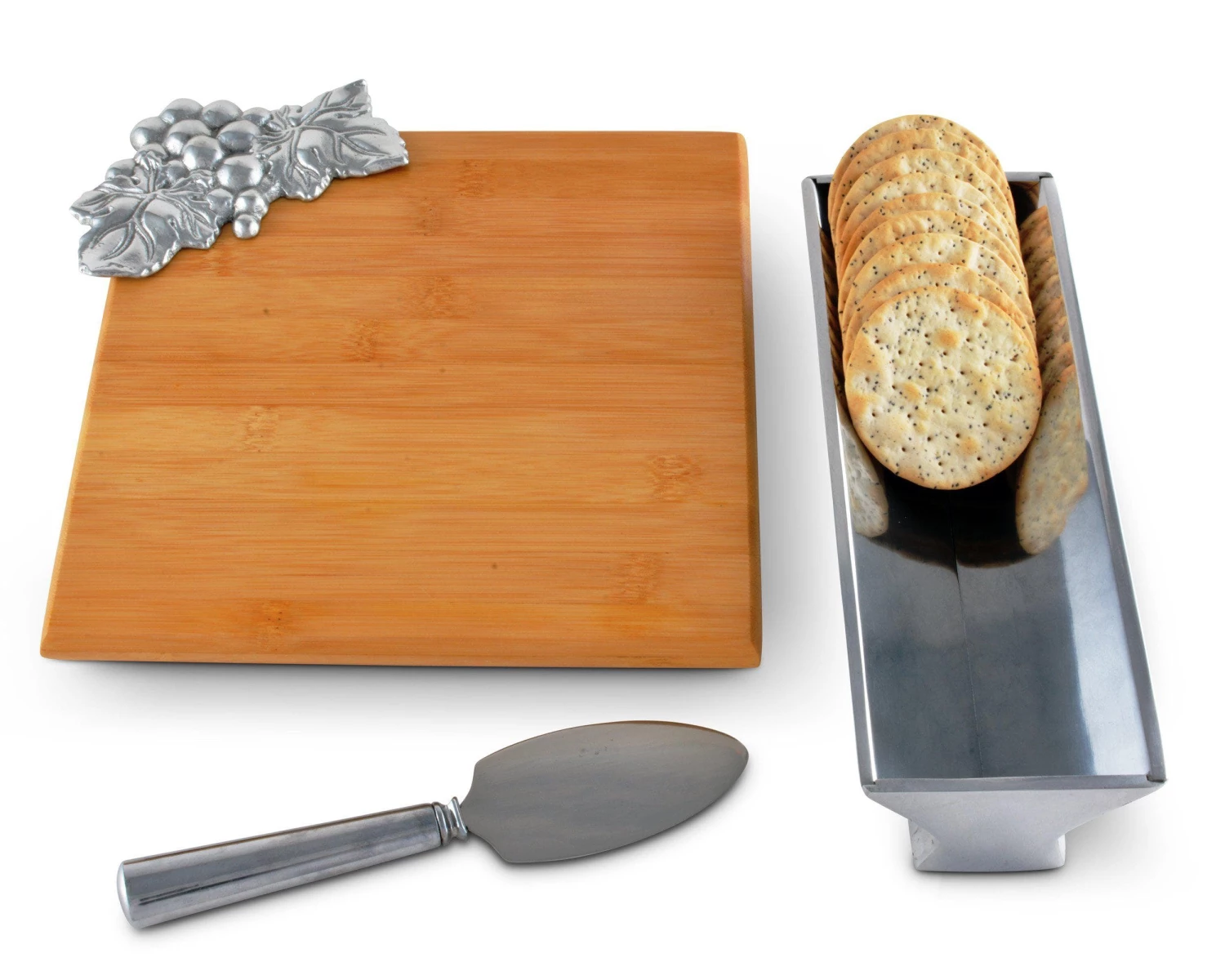 Arthur Court Grape Bamboo Cheese Set Cheese Boards & Cheese Sets