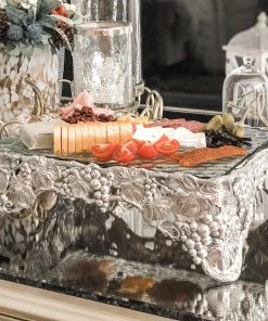 Arthur Court Grape Cake Pedestal Sheet Dessert Stands