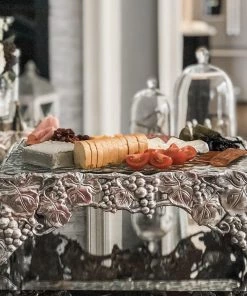 Arthur Court Grape Cake Pedestal Sheet Dessert Stands