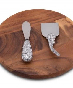 Arthur Court Grape Cheese Tool Set Cheese Boards & Cheese Sets