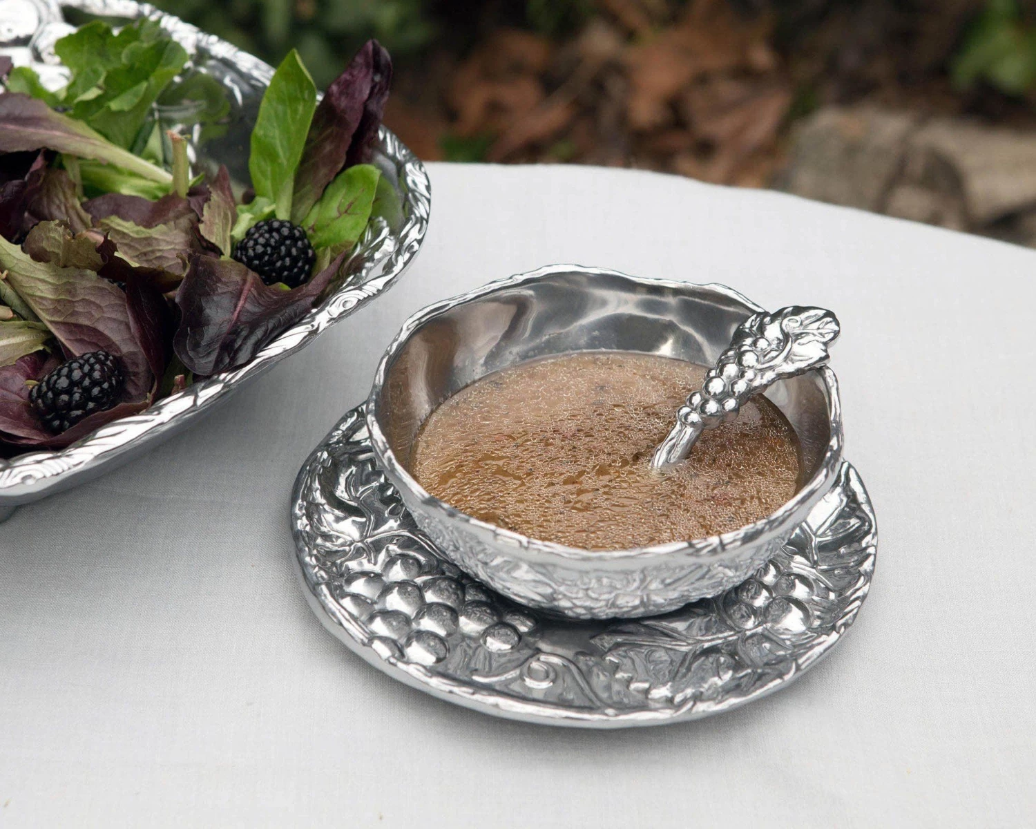 Arthur Court Condiment Servers Grape Condiment Server