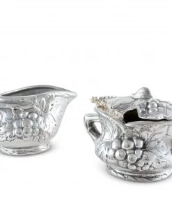 Arthur Court Ice Cream Scoops Grape Creamer Set