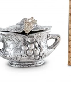 Arthur Court Ice Cream Scoops Grape Creamer Set