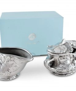 Arthur Court Ice Cream Scoops Grape Creamer Set