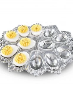Arthur Court Deviled Egg Holders Grape Deviled Egg Holder