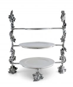 Arthur Court Flatware Caddies Grape Dinner Plate Caddy