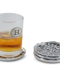 Arthur Court Grape Drink Coaster Set Of 4