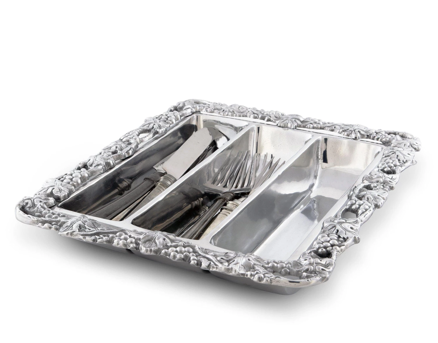 Arthur Court Grape Flatware Caddy