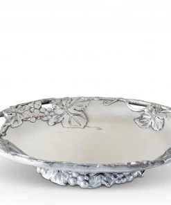 Arthur Court Grape Footed Side Dish Condiment Servers