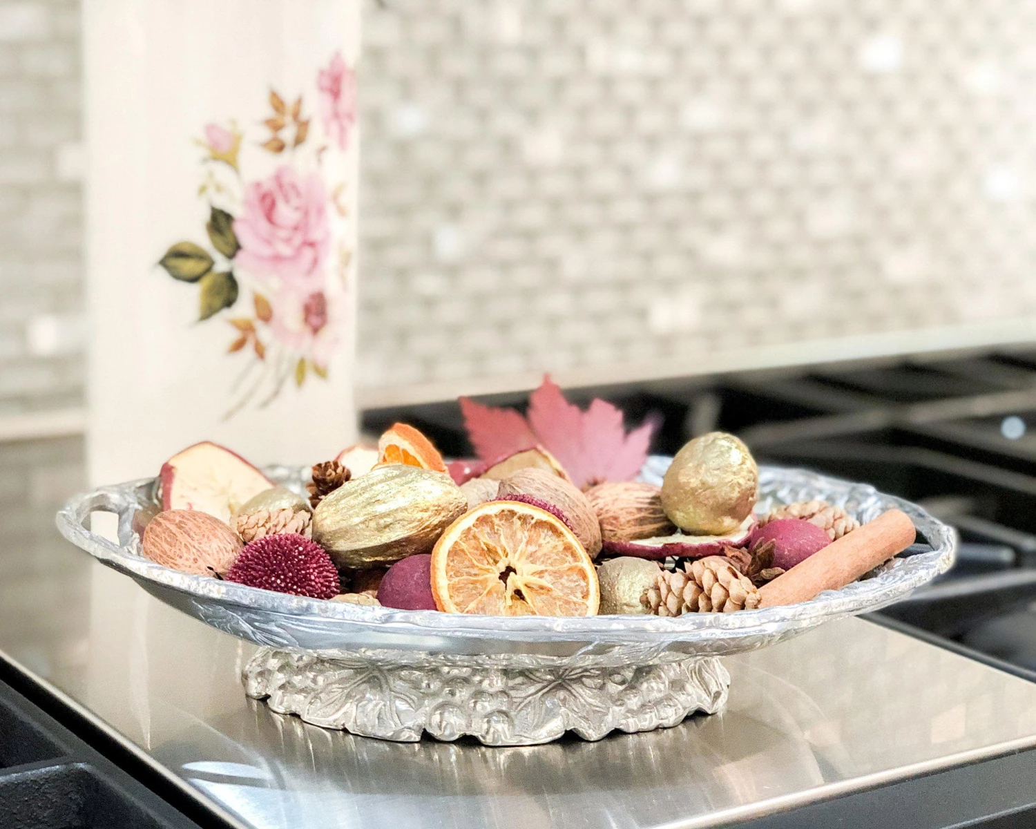 Arthur Court Grape Footed Side Dish Condiment Servers